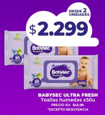 Babysec toallas humedas