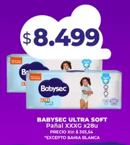 Supermayorista Vital Babysec pañal ultra soft oferta