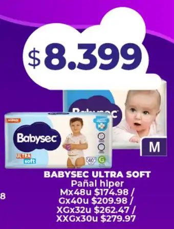 Supermayorista Vital Babysec pañal hiper oferta