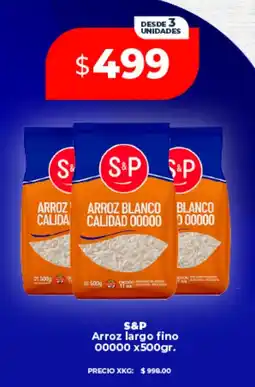 Supermayorista Vital S&P arroz largo fino 00000 oferta