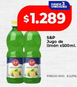 Supermayorista Vital S&P jugo de limón oferta