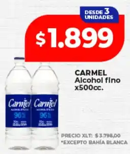 Supermayorista Vital Carmel alcohol fino oferta