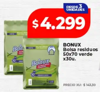 Bonux bolsa residuos