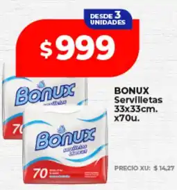 Supermayorista Vital Bonux servilletas oferta