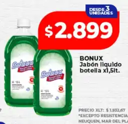 Supermayorista Vital Bonux jabón líquido oferta