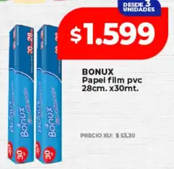 Supermayorista Vital Bonux papel film pvc oferta
