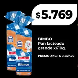 Supermayorista Vital Bimbo pan lacteado grande oferta