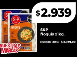 Supermayorista Vital S&P ñoquis oferta
