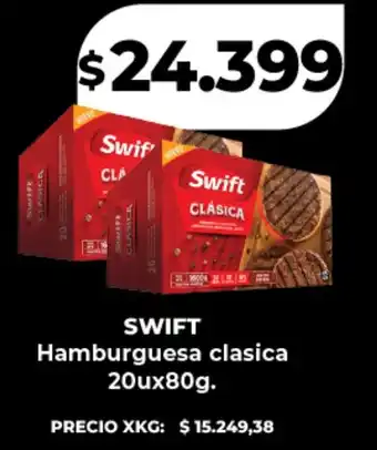 Supermayorista Vital Swift hamburguesa clasica oferta