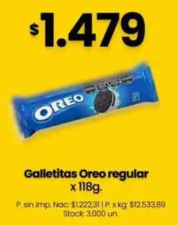Changomas Oreo galletitas regular oferta