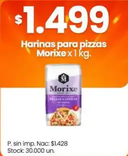 Changomas Morixe harinas para pizzas oferta