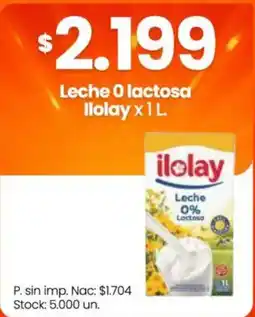 Changomas Ilolay leche 0 lactosa oferta