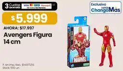 Changomas Avengers figura oferta