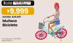 Changomas Muñeca bicicleta oferta