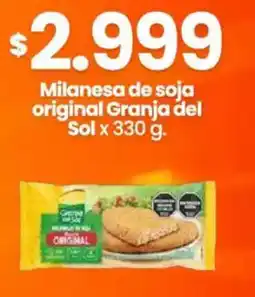 Changomas Granja del Sol milanesa de soja original oferta
