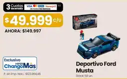 Changomas Lego deportivo ford musta oferta