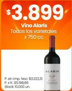 Changomas Vino Alaris oferta