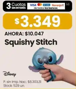 Changomas Disney squishy stitch oferta