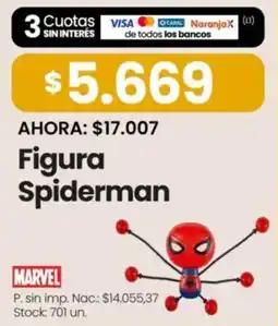Changomas Marvel figura spiderman oferta
