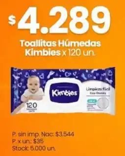 Changomas Kimbies toallitas húmedas oferta