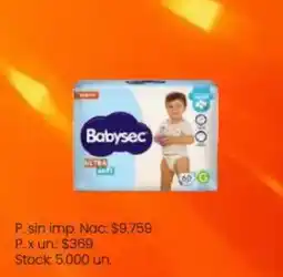 Changomas Babysec pañales ultra soft oferta