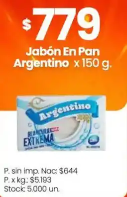 Changomas Argentino jabón en pan oferta