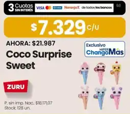 Changomas Zuru coco surprise sweet oferta