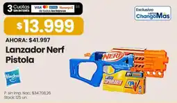 Changomas Nerf lanzador nerf pistola oferta