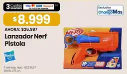 Changomas Nerf lanzador nerf pistola oferta