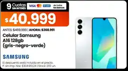 Changomas Samsung celular A16 oferta