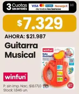 Changomas winfun guitarra musical oferta