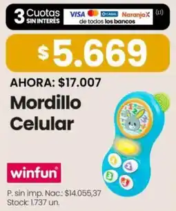 Changomas Winfun mordillo celular oferta