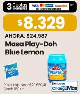 Changomas Hasbro masa play-doh blue lemon oferta