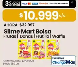 Changomas Slime mart bolsa oferta