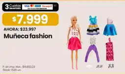 Changomas Muñeca fashion oferta