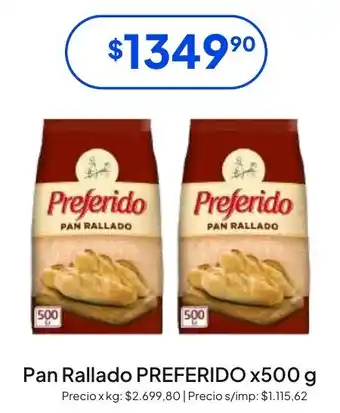 Hergo Preferido pan rallado oferta