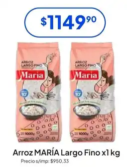 Hergo Maria arroz largo fino oferta