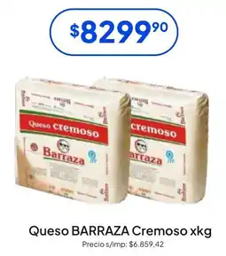 Hergo Barraza queso cremoso oferta