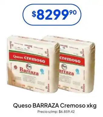 Hergo Barraza queso cremoso oferta