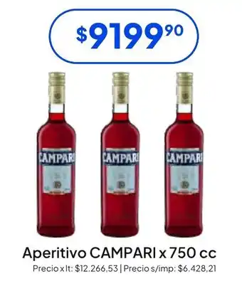 Hergo Campari aperitivo oferta
