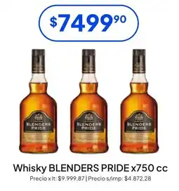 Hergo Blenders pride whisky oferta