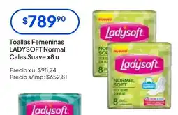 Hergo Ladysoft toallas femeninas normal calas suave oferta