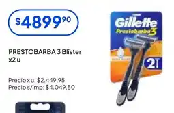 Hergo Gillette prestobarba 3 blister oferta