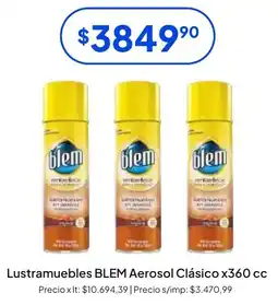 Hergo Blem aerosol clásico oferta