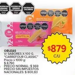 Carrefour Market Carrefour - obleas dulces frutilla oferta