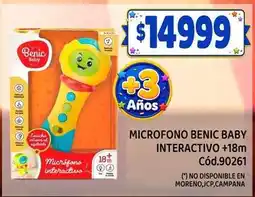 Supermercados Yaguar Microfono benic baby interactivo +18m cód.90261 oferta