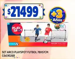 Supermercados Yaguar Set arco playspot futbol 78x57cm cód.90268 oferta