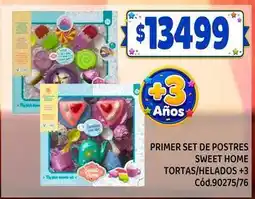 Supermercados Yaguar Sweet - primer set de postres sweet home tortas/helados +3 cód.90275/76 oferta