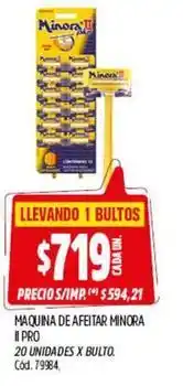 Supermercados Yaguar Minora - maquina de afeitar ii pro oferta