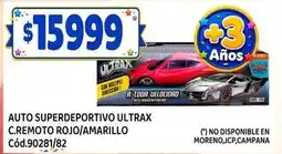 Supermercados Yaguar Auto superdeportivo c.remoto rojo/amarillo cód.90281/82 oferta